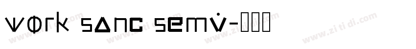 work sanc semi字体转换
